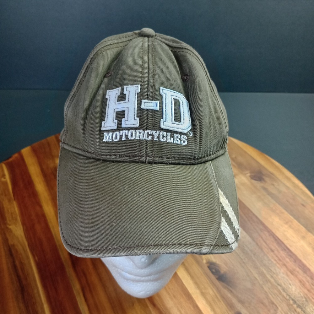 Harley Davidson Adjustable Hat Cap Motorcycle Embroidered Official COX HD Biker